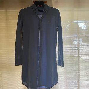 Polo button down dress